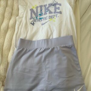 Nike White and light purple Activewear